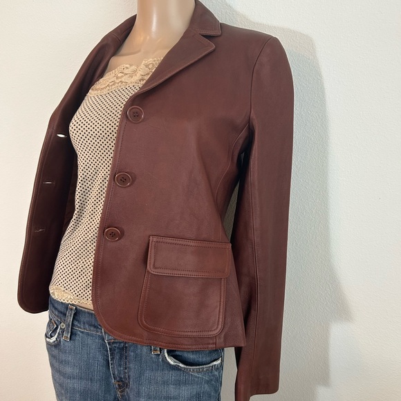 Theory leather Jacket - Picture 5 of 10